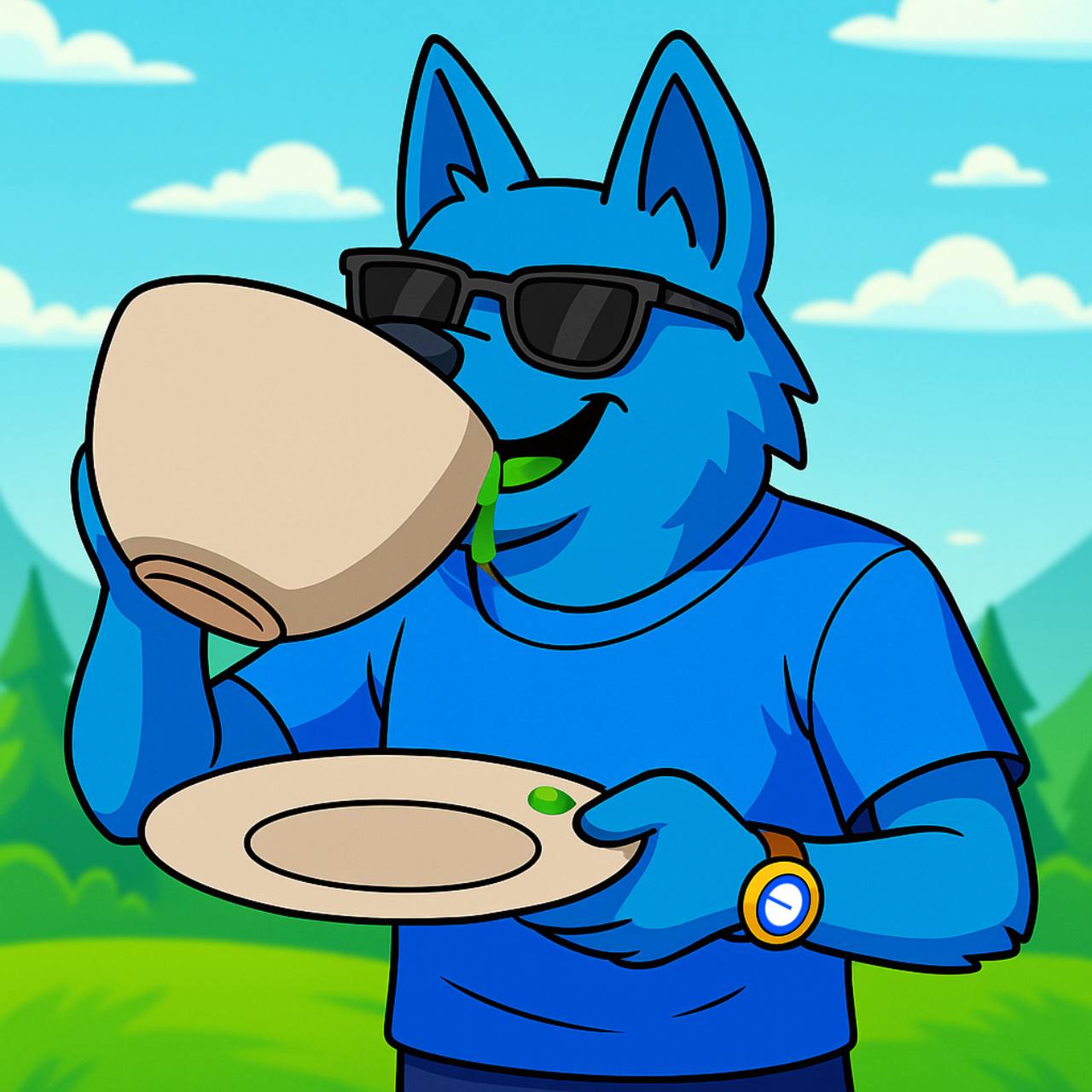 Casual Barko enjoying outdoor activities