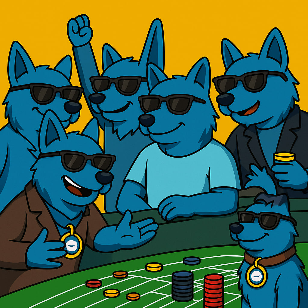 Multiple Barkos around poker table